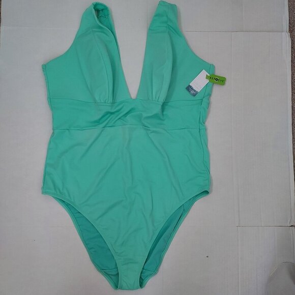 'Swim By Cacique No Wire One Piece Swim Suit Size 26 - Picture 1 of 10